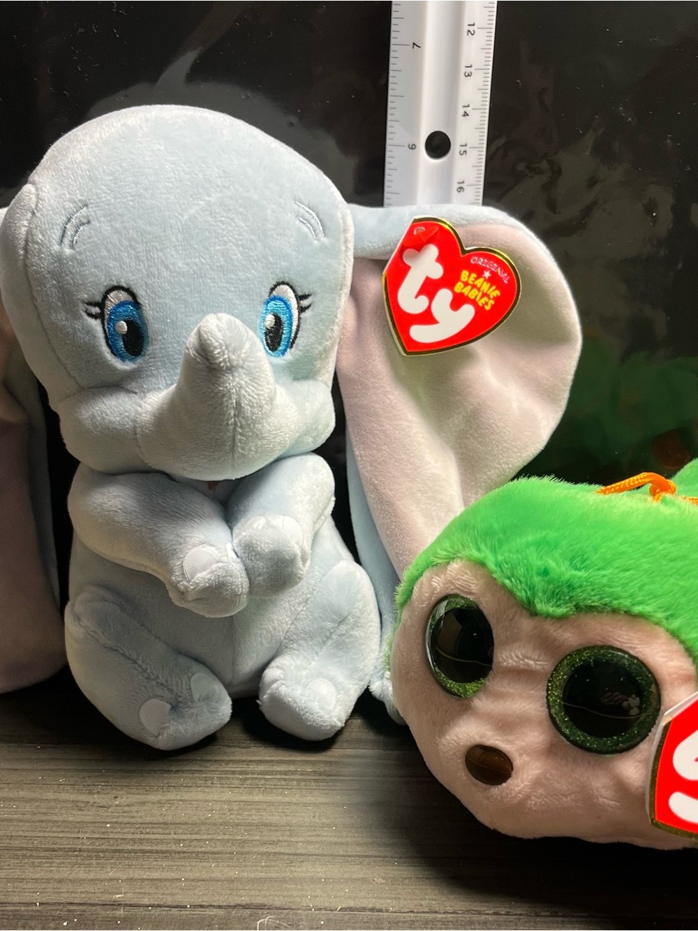 Ty Beanie Disney dumbo Elephant and Caterpillar Plush Toy - Soft Collectible